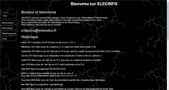 Desktop Screenshot of elecinfo.fr